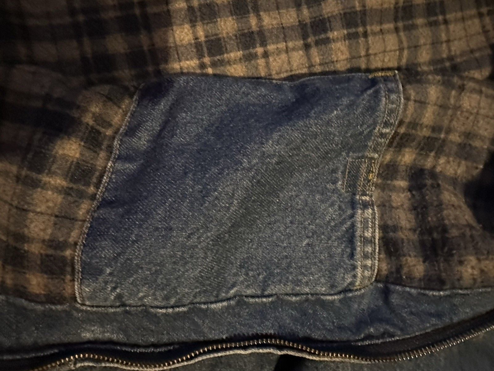 VTG Carhartt J139 DST Jacket 3XL Tall Denim A$ap Rocky Quilt Lined 10