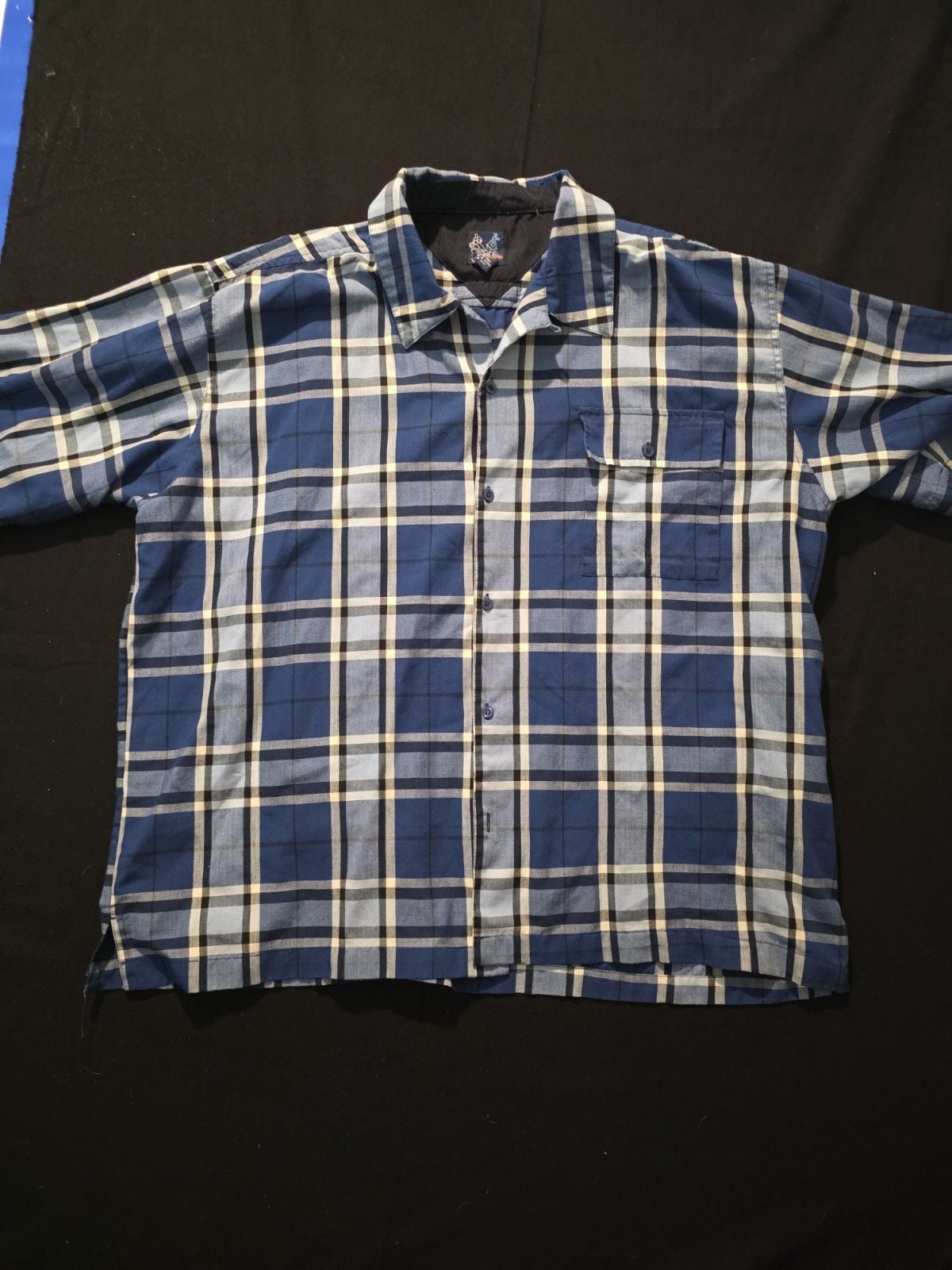 Impaq Men's 3XL Plaid Short Sleeve Button Up Shirt 2