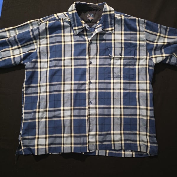 Impaq Men's 3XL Plaid Short Sleeve Button Up Shirt