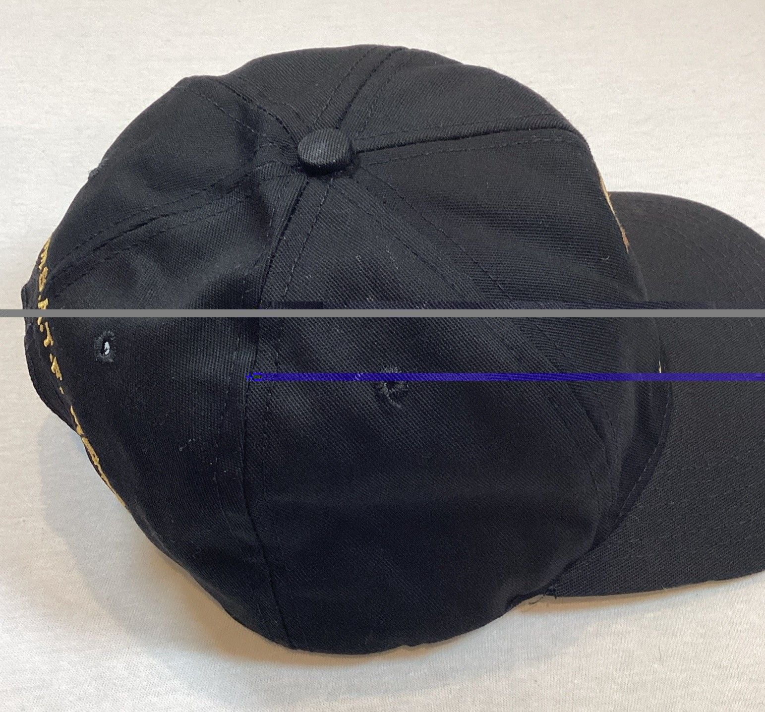 VTG NRA Millennium Benefactor Member Hat Snapback Black Eagle Flag USA Excellent 7