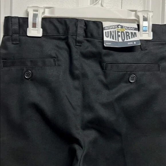Galaxy Black School Uniform Khaki Pants Size 8 NWT 6