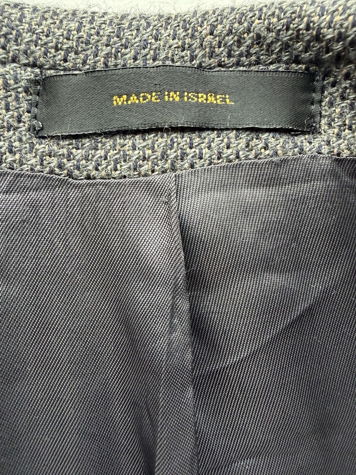 Lord West Men's Gray Tweed Lambswool Blazer 2-Button Single-Breasted 42R 7