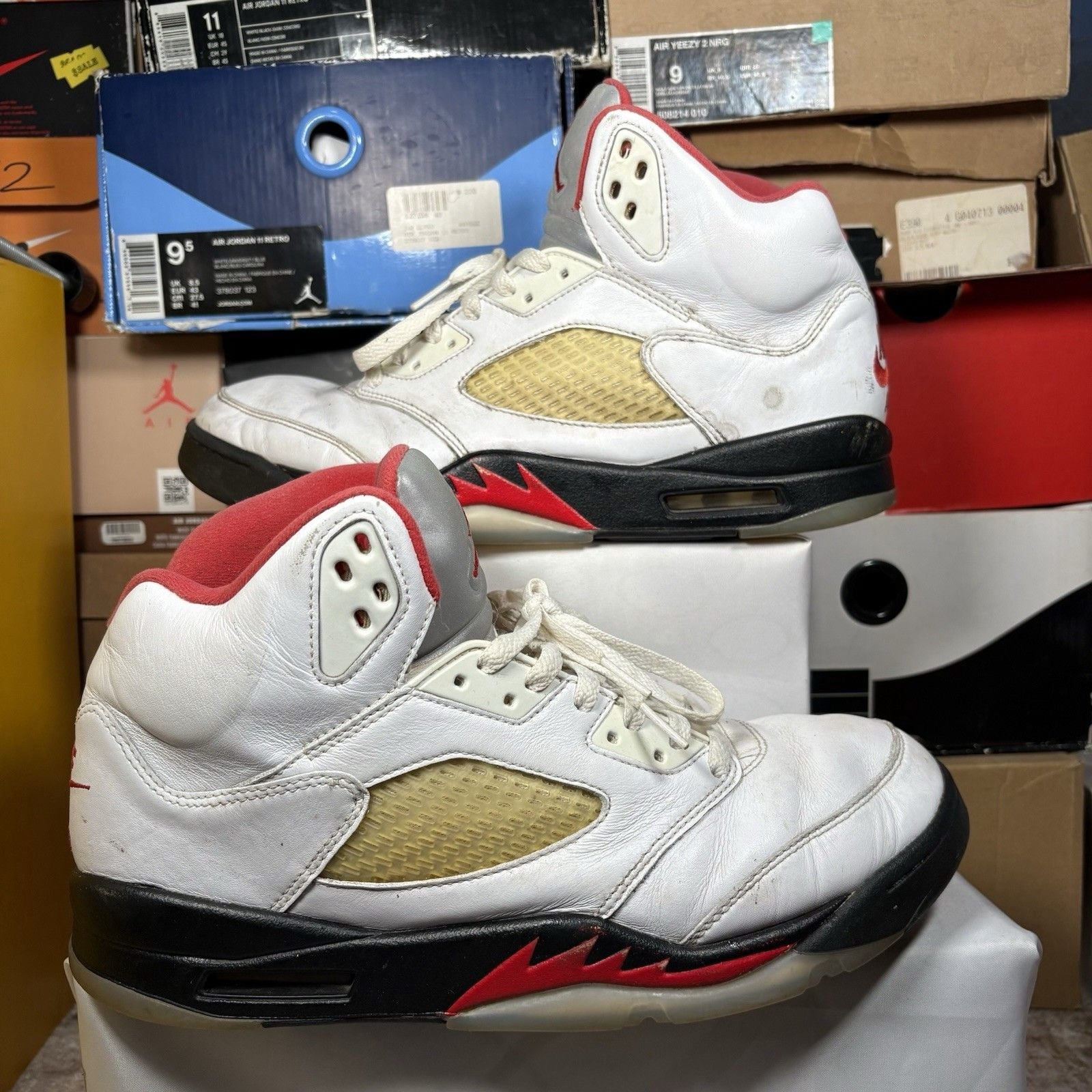 Size 11.5 - Jordan 5 Retro Mid Fire Red 2