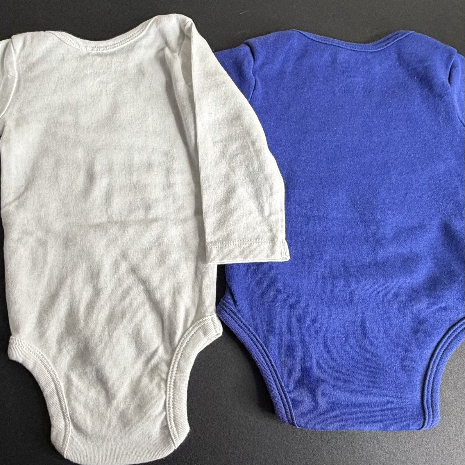 WEAR Los Angeles Dodgers MLB 2-Pack Baby Long Sleeve Bodysuits 0-3M Blue White 6
