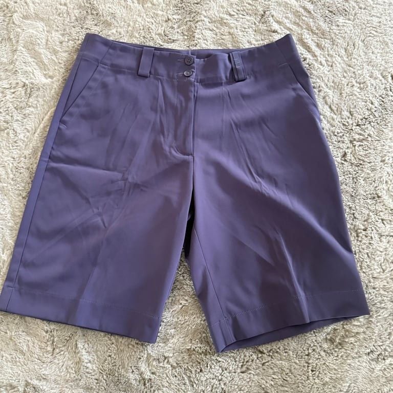 Nike FitDry Golf Shorts In Purple Size M Pocket Outdoor 4