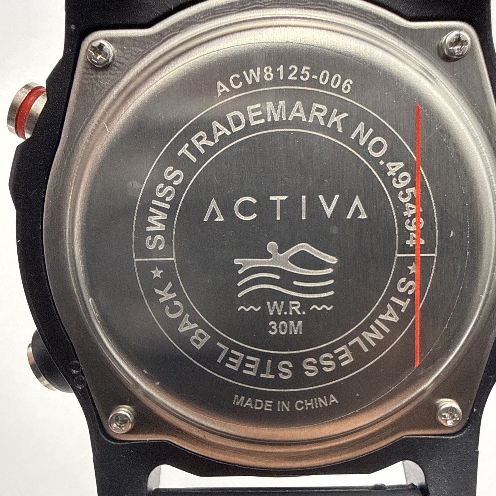 Activa Voyager of Time Men’s Digital Watch Black 52mm ACW8125-006 New In Box 14