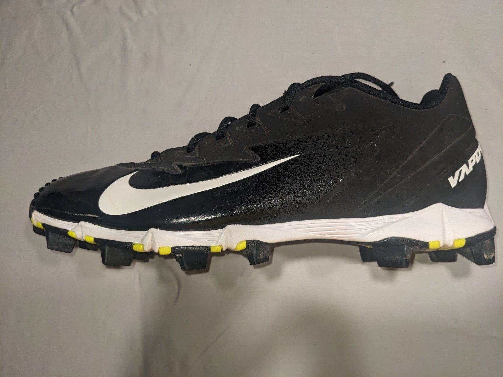 Nike vapor ultra vapor cleats black mens size 12 2