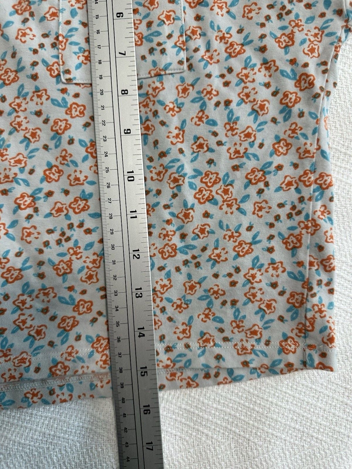 Alice + Ames Girls Size 8 Flower Print Shirt Babydoll Peplum Top 7