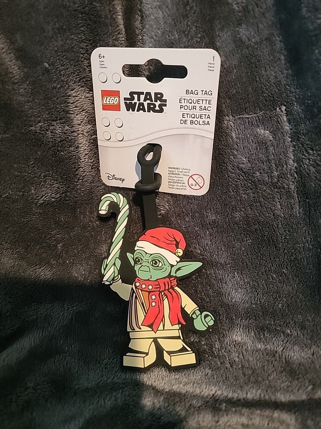 New LEGO Star Wars Christmas Holiday Yoda Luggage Bag Tag 1