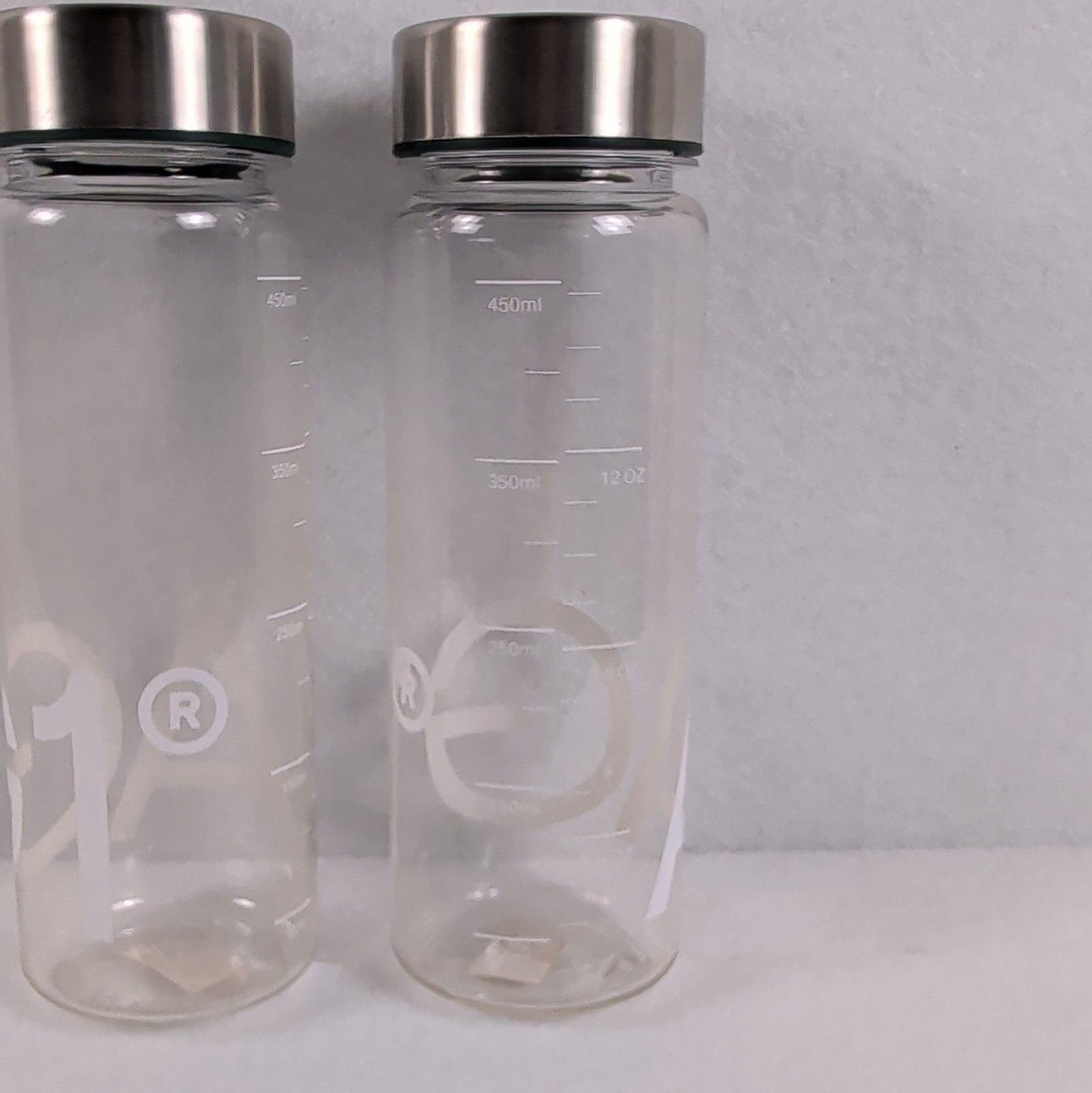 NEW AG1 Athletic Greens Shaker Bottle Set of 2 Tritan Stainless Steel Lid 3