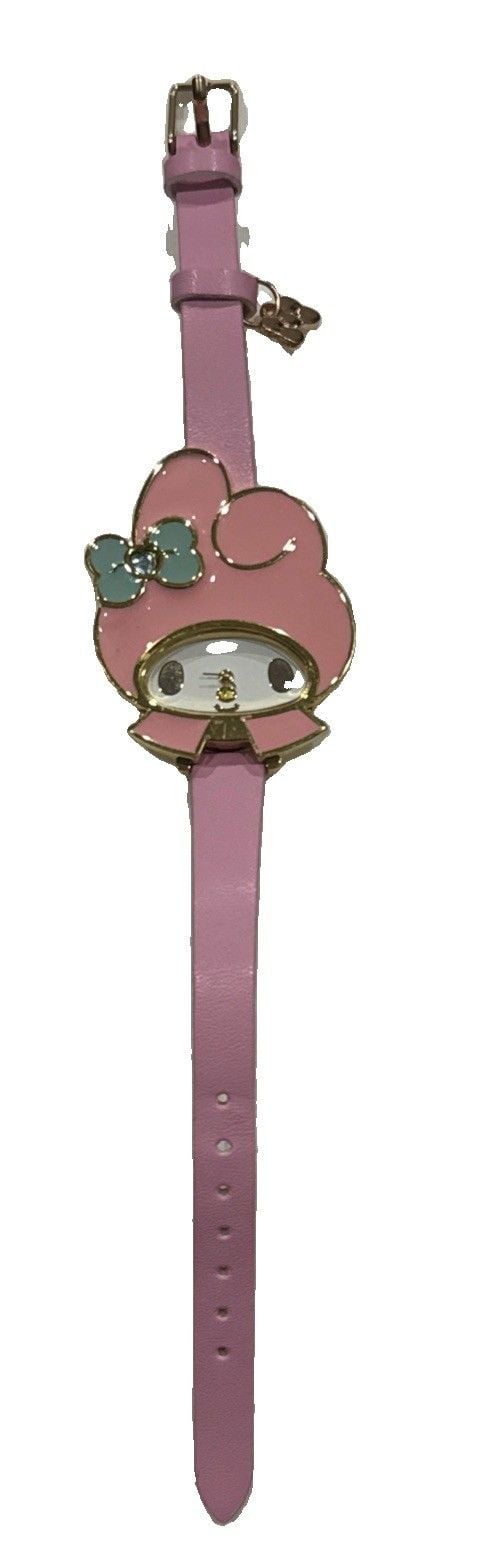 Sanrio My Melody Watch Japan import Hello Kitty Pink Band RARE Very Good 3