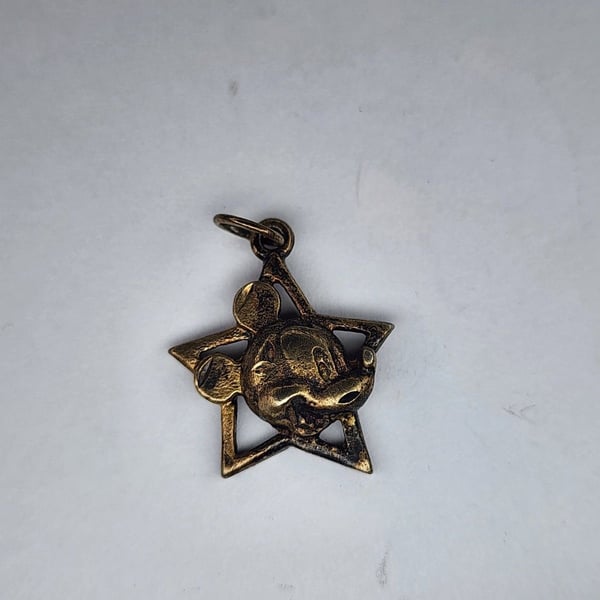vintage Sterling Silver mickey Charm/pendant