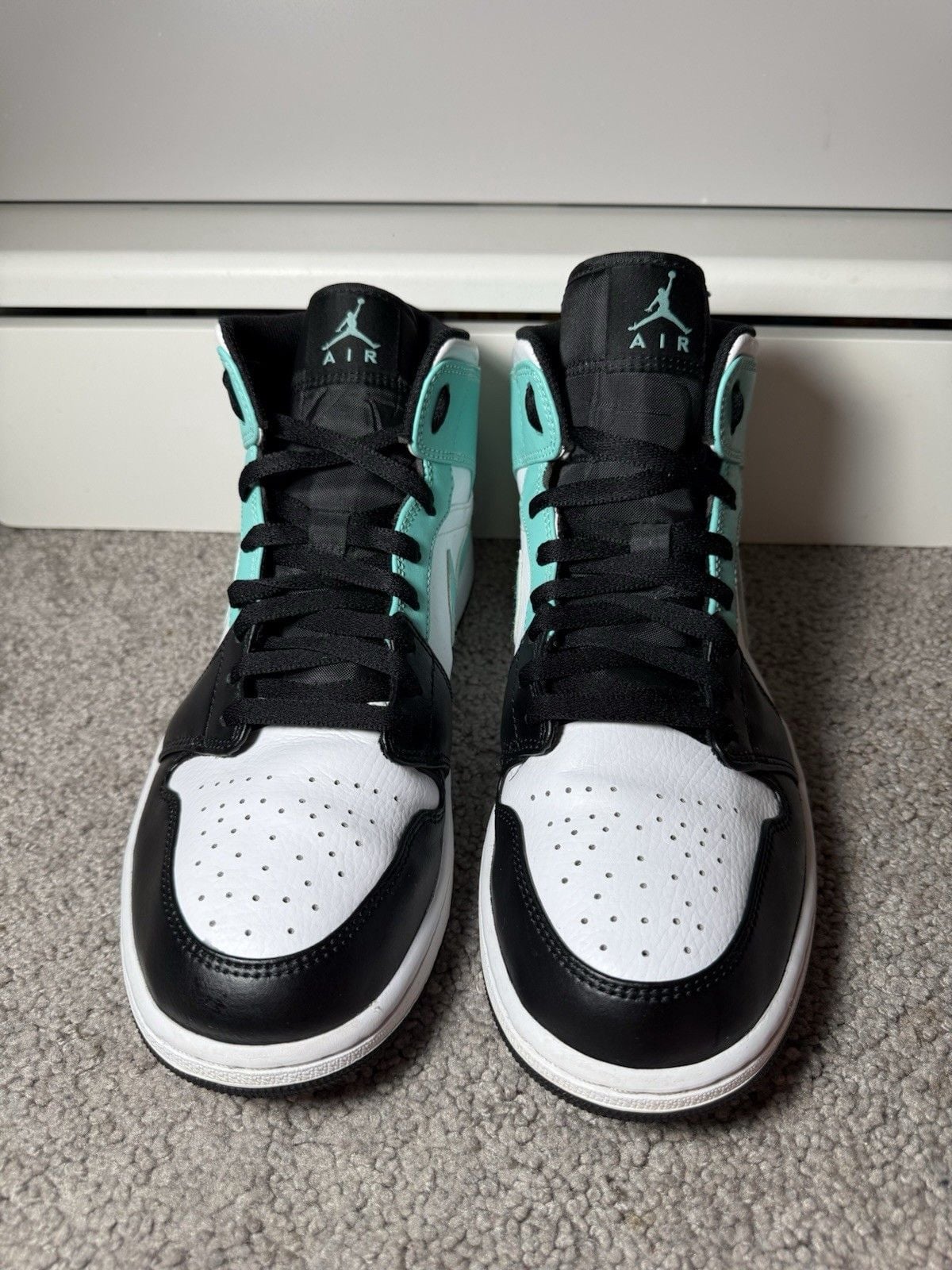 Jordan Air Jordan 1 Mid Tropical Twist White/Black 554724-132 Leather 3