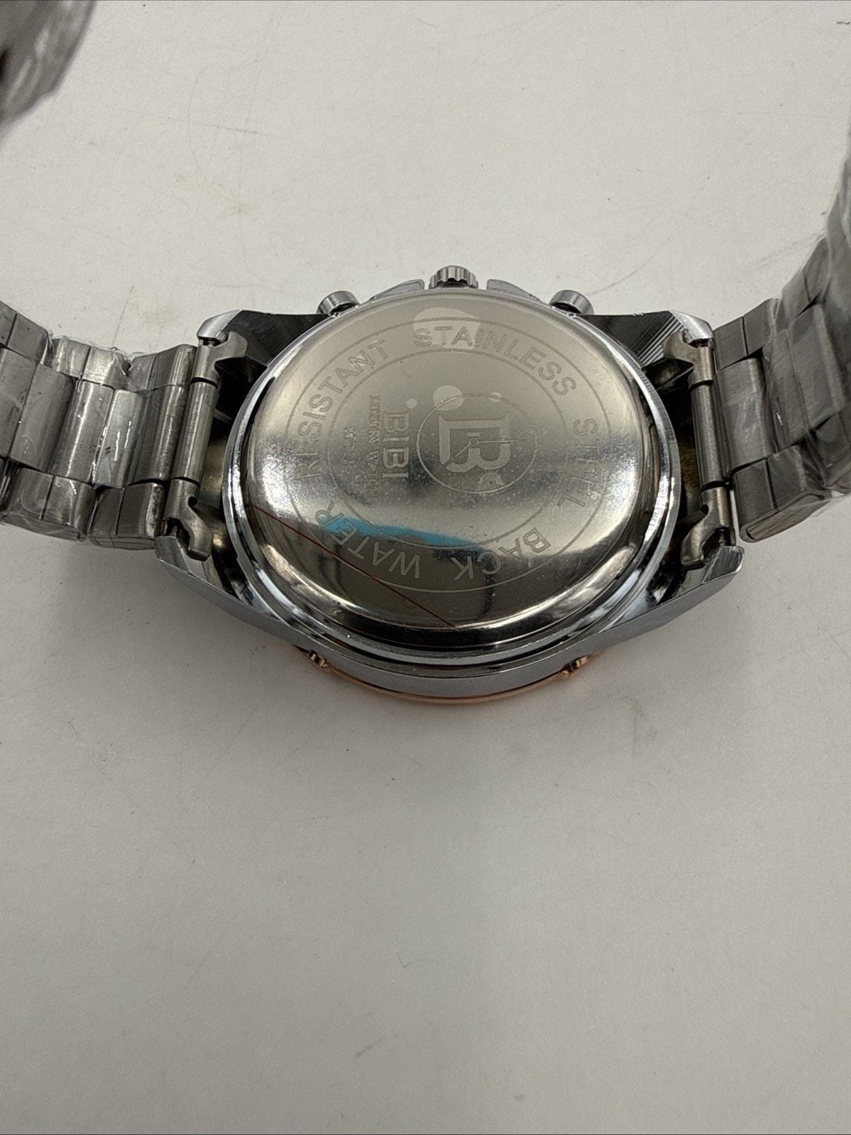 🔥 BIBI Men’s Watch B0200 Rose Gold Stainless Steel 50mm Case Date NIB 🔥 6