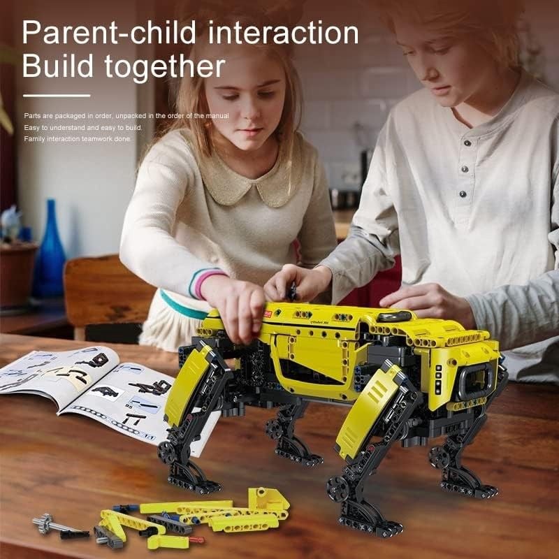 Mould King 15075 RC App‑Programmable Four‑Legged Robot Dog Building Blocks Set 4