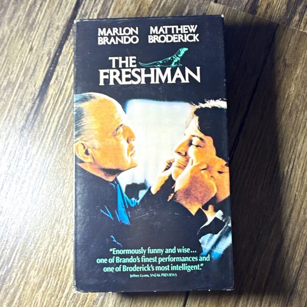 Columbia TriStar The Freshman VHS NTSC PG Closed Captioned 1990 Brando