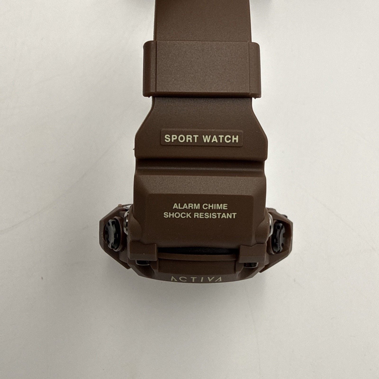 Activa x Invicta ACW8082-034 Digital Watch 50mm Brown Silicone Band New In Box 13