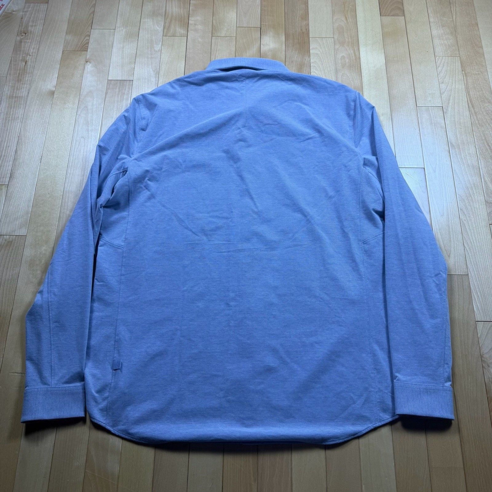 Lululemon Commission Button Up Shirt Men’s XL grey Stretch Business Casual NWT 7
