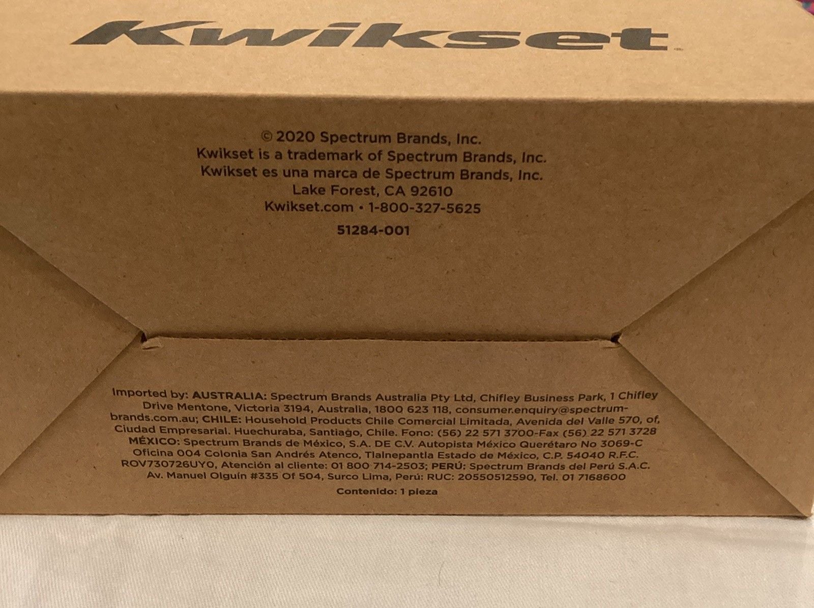 Kwikset 720PSKRDT Pismo Passage Door Knob Set 97200-889 NEW IN BOX 5