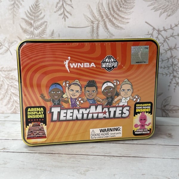 Party Animal WNBA Collector Tin Set Arena Display Exclusive Pink Ice TeenyMate