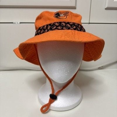 Baltimore Orioles Baseball Promo Giveaway Unisex Adult Bucket Beach Cap Hat 2