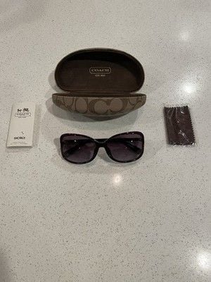 Coach Vintage Women's Sunglasses New Purple Designer Eyewear 2