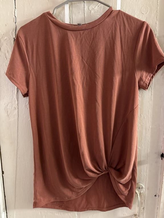 Green Envelope Women's Twist Knot Tee 2