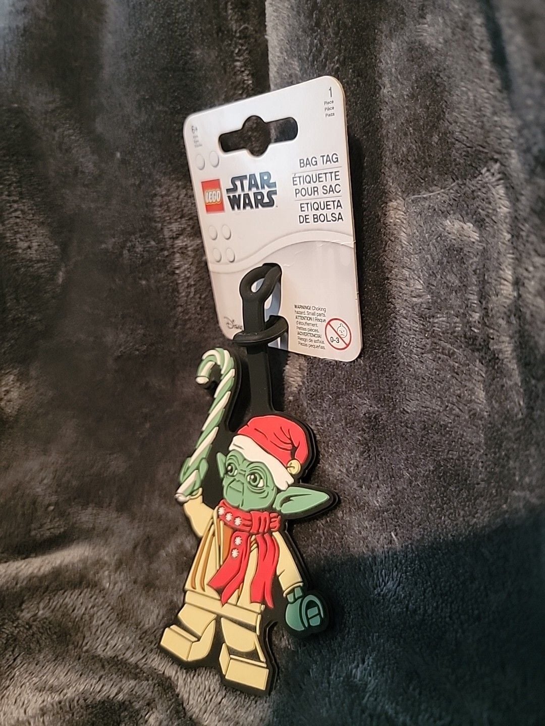 New LEGO Star Wars Christmas Holiday Yoda Luggage Bag Tag 3