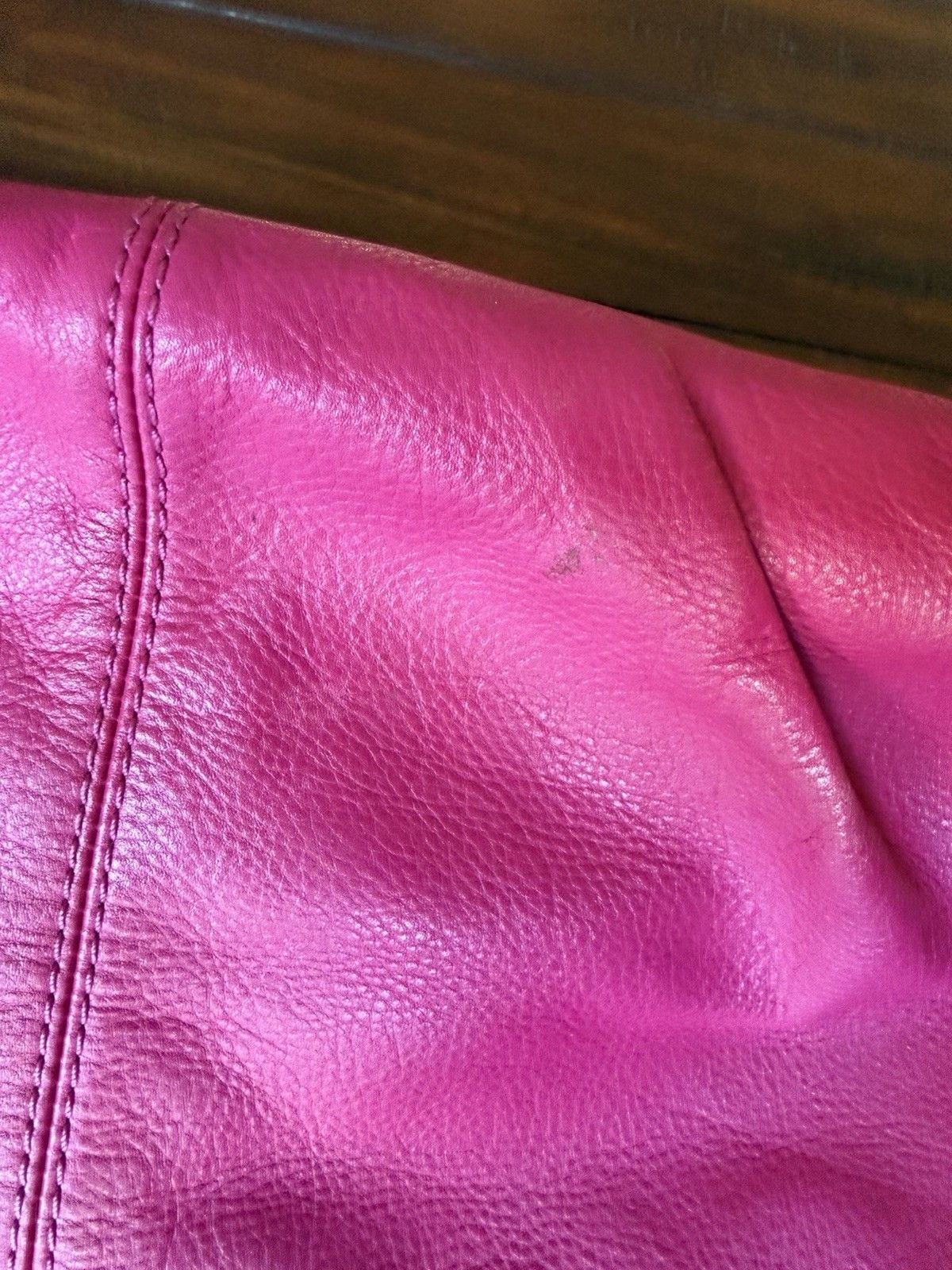 Coach F15064 Pink Leather Duffle Hobo Shoulder Crossbody Bag Y2K Style 13