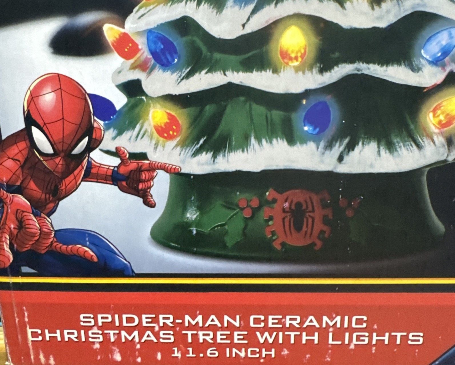 Spiderman Light Up Ceramic Holiday Christmas Tree Tiktok Miles Morales Limited 5