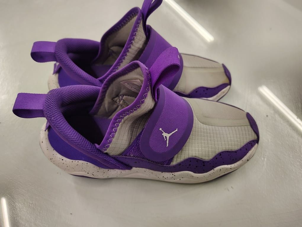 Purple and Gray Slip-On Sneakers 4