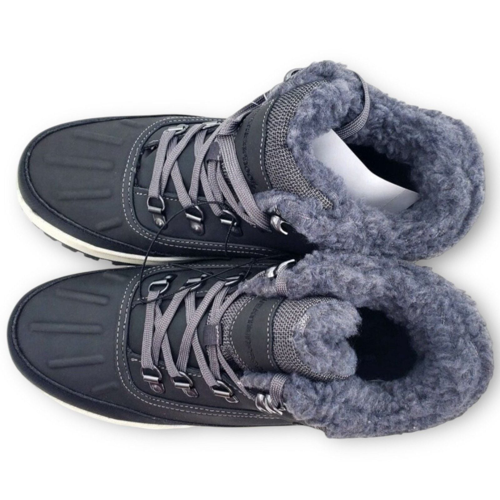 NWT Weatherproof Landon Men’s Suede Sneaker Boots – Grey – Size 13 7