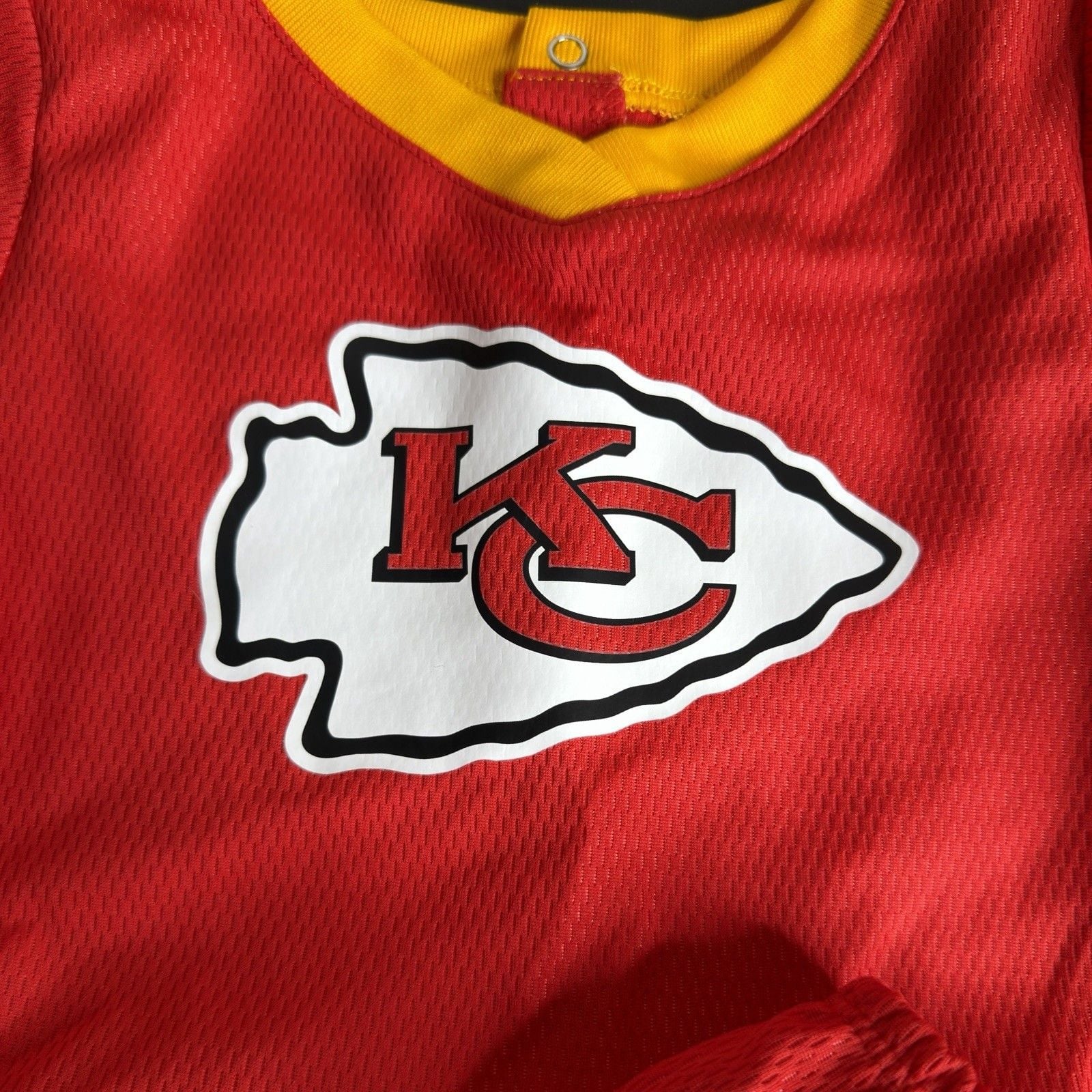 Gerber NFL Kansas City Chiefs Logo Dress & Bloomers 2-Piece Set 3-6M 3