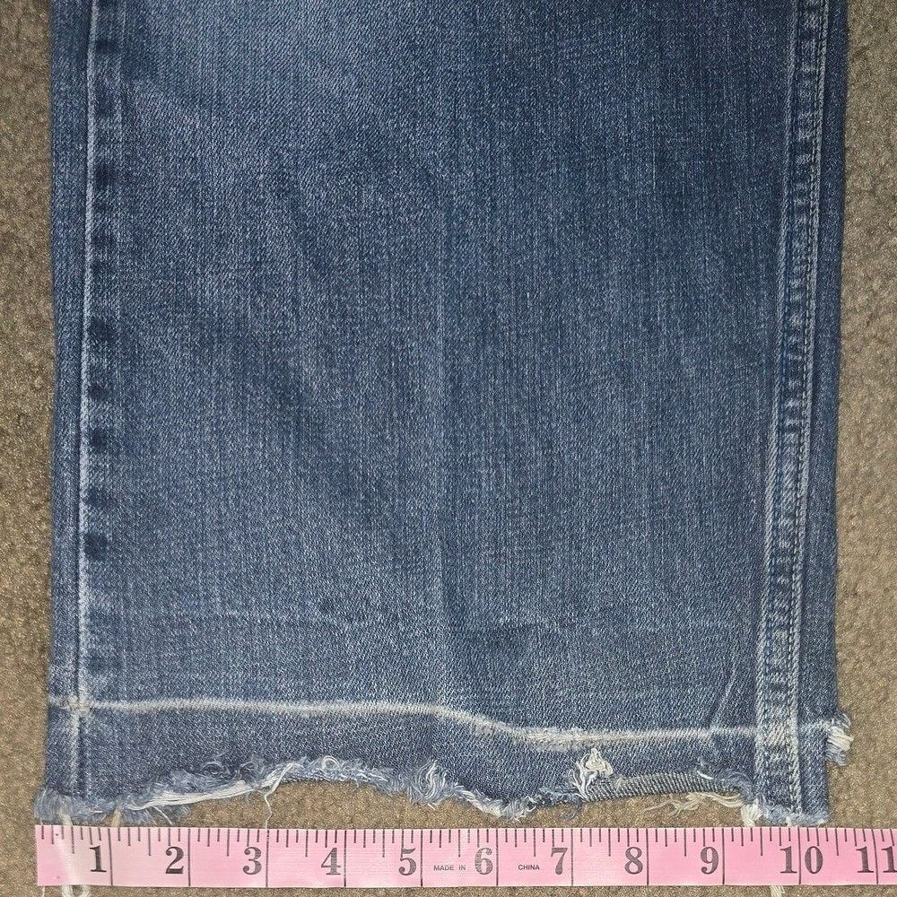 Vintage Levis 569 Denim Jeans Mens 40x30 Loose Straight Made in USA Y2K 2003 13