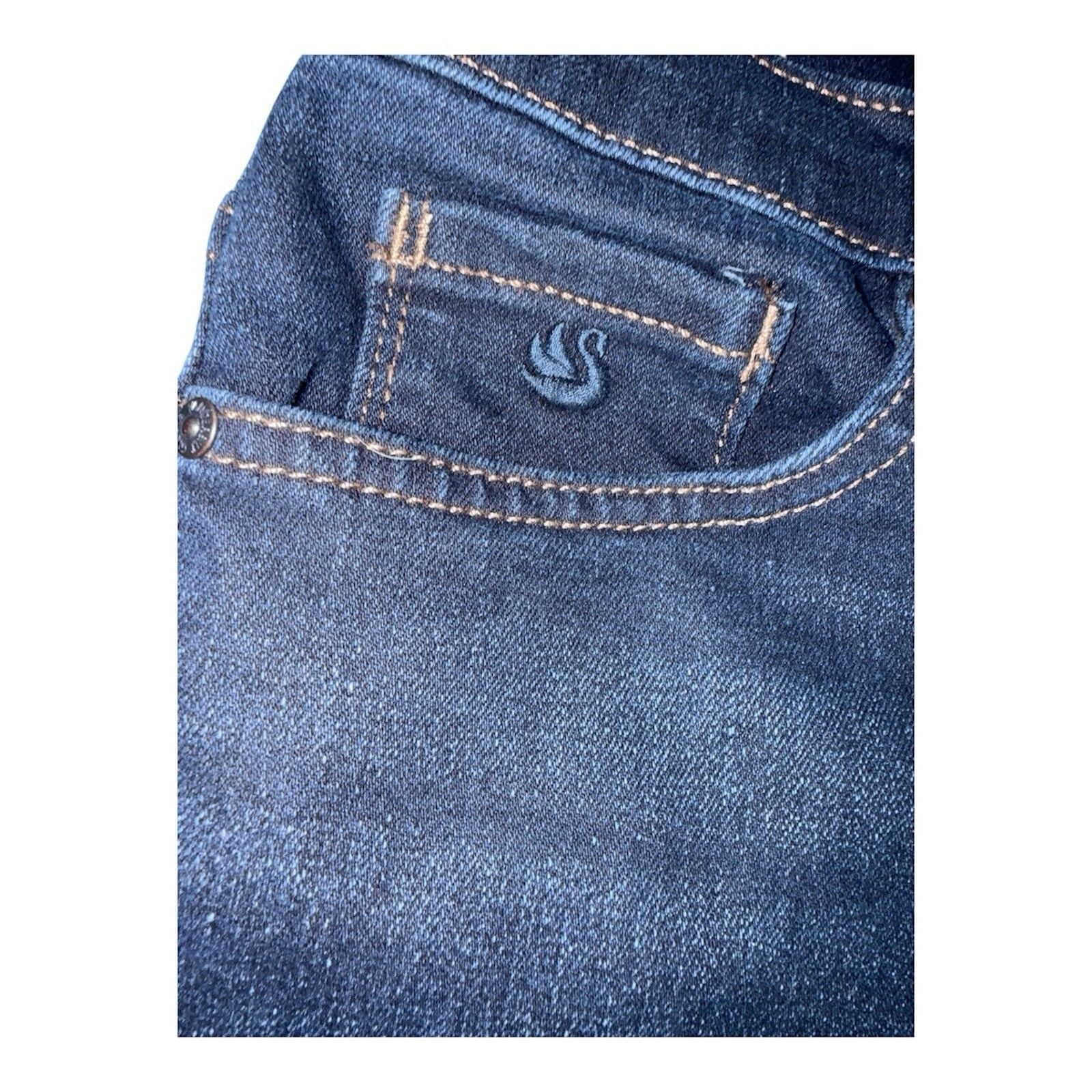 Gloria Vanderbilt Amanda Bootcut Jeans Women’s Size 14 Dark Wash Stretch Denim 4