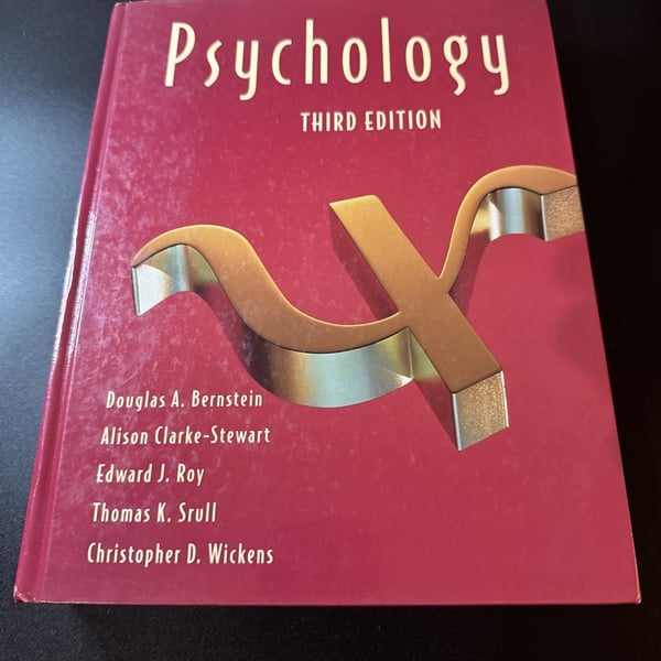Psychology,  Third Edition Hardback College By Bernstein ,Roy, Srull, Wickens