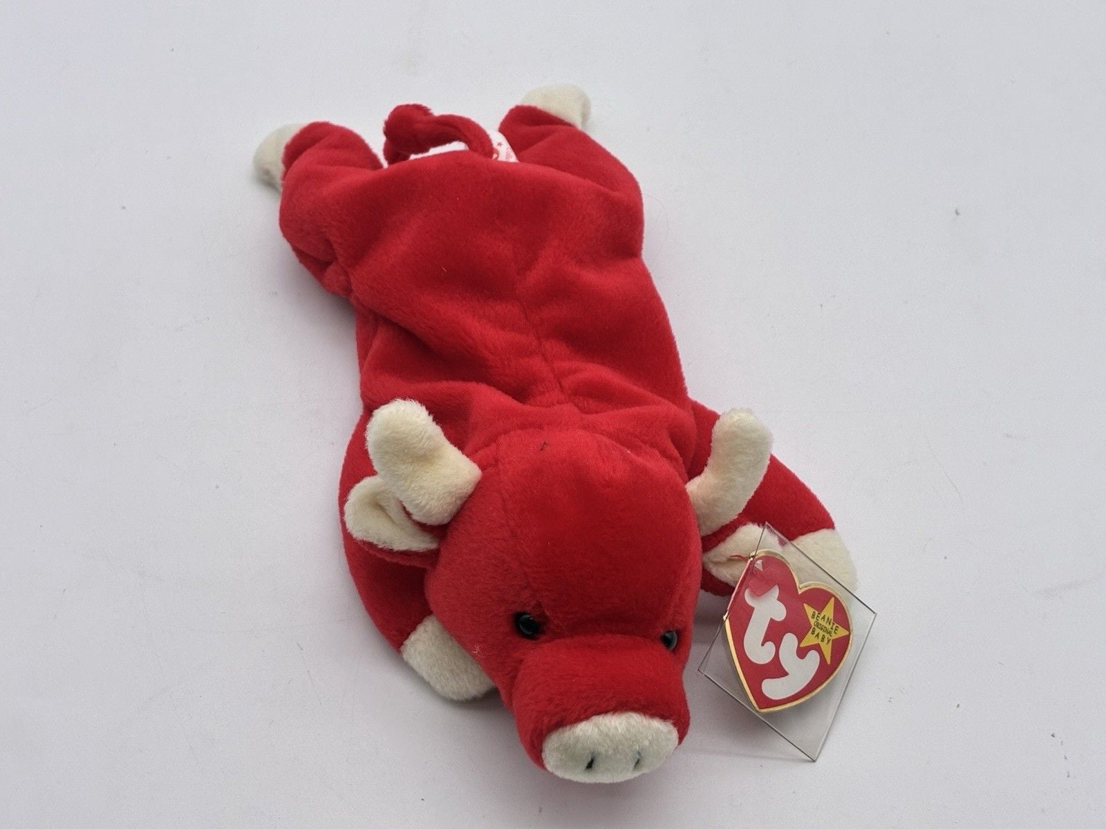 TY Beanie Babies Daisy Cow & Snort Bull 2-Plush Bundle With Tags 8