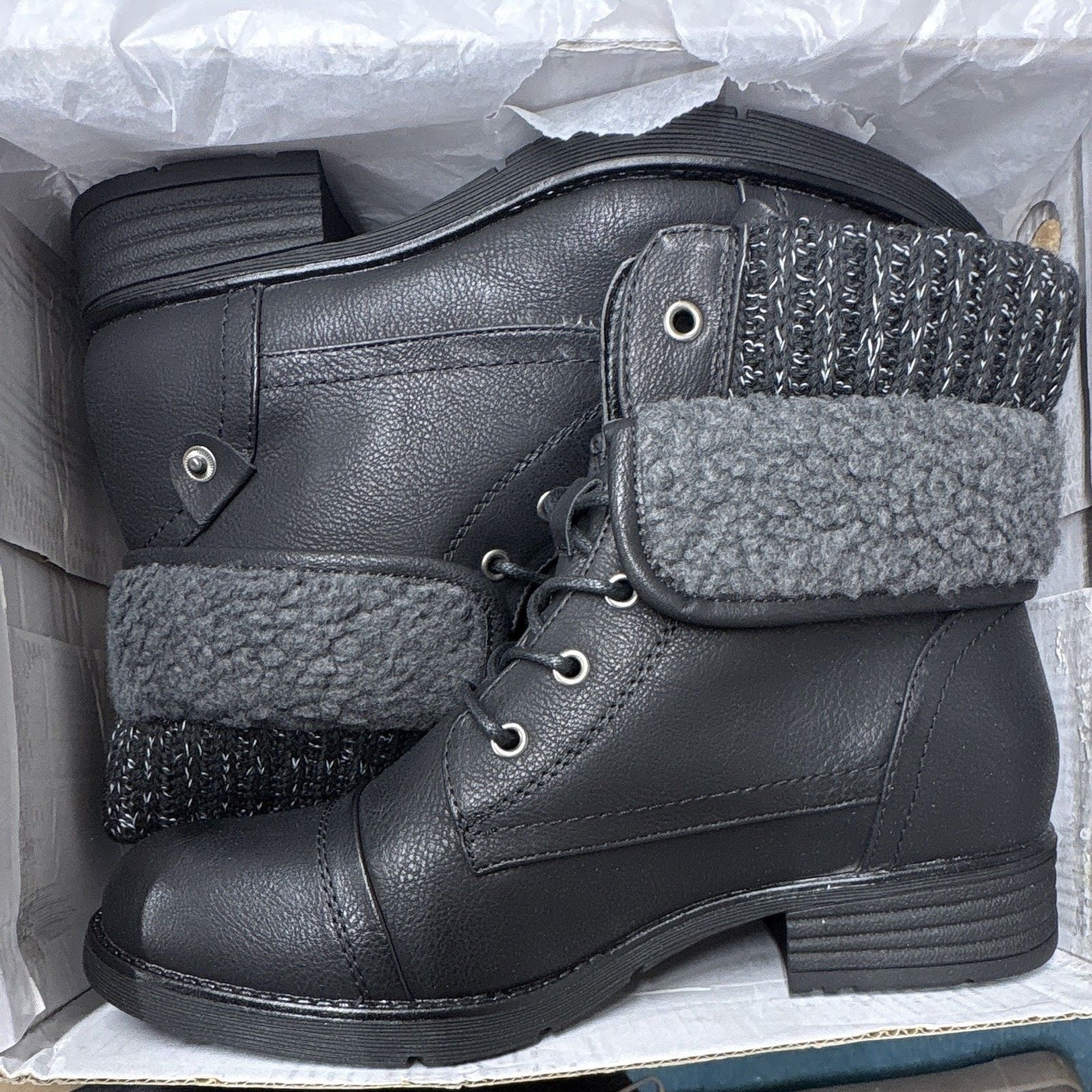 Women's Fall Ankle Boots Size 8 New Dashing Trending Black Boots Shoes Size 38 4