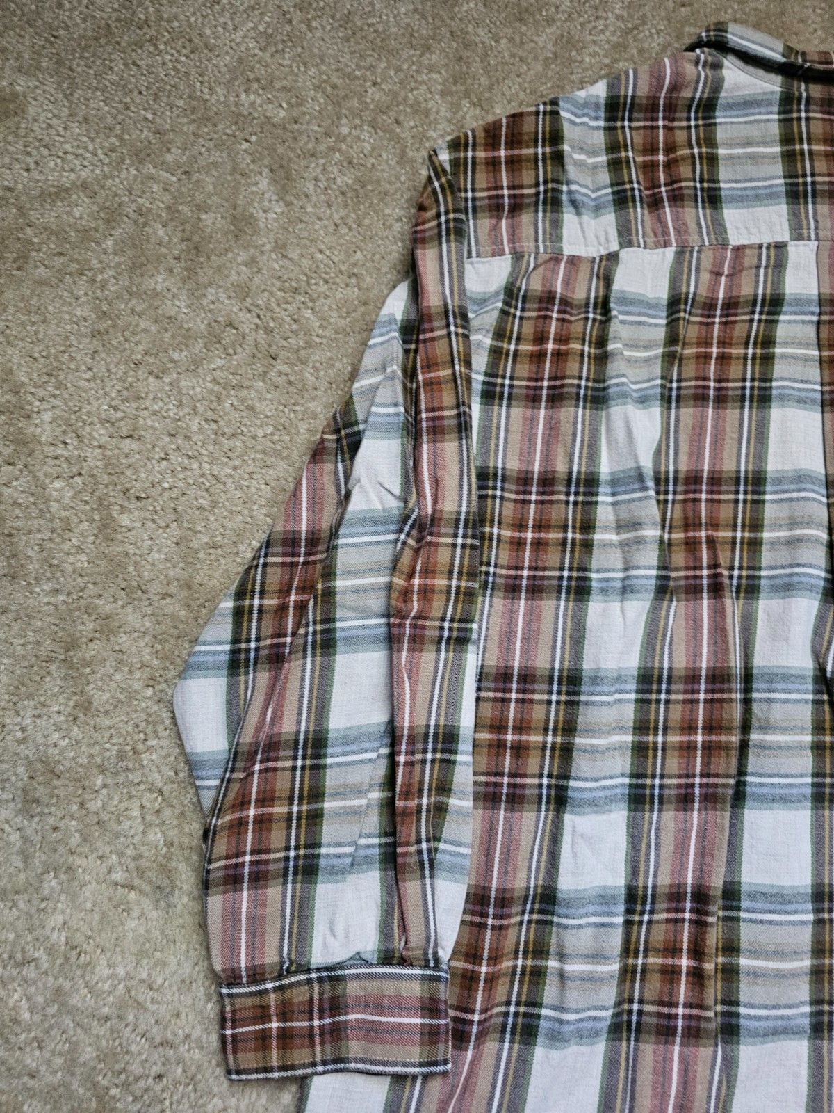 Lauren Ralph Lauren Men's L Plaid Full Zip Shirt Jacket Cotton Shacket Workwear 8