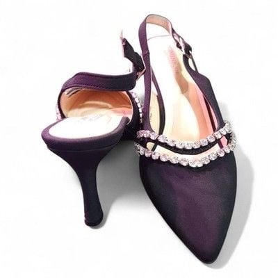 Dominique Nicole “Naima” Rhinestone Slingbacks – Size 6.5M – Show-Stopping Glam 3
