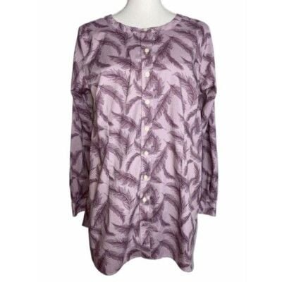 1X Plus plus Duluth Trading Shirt Tunic Wrinklefighter Blouse with Pockets 2