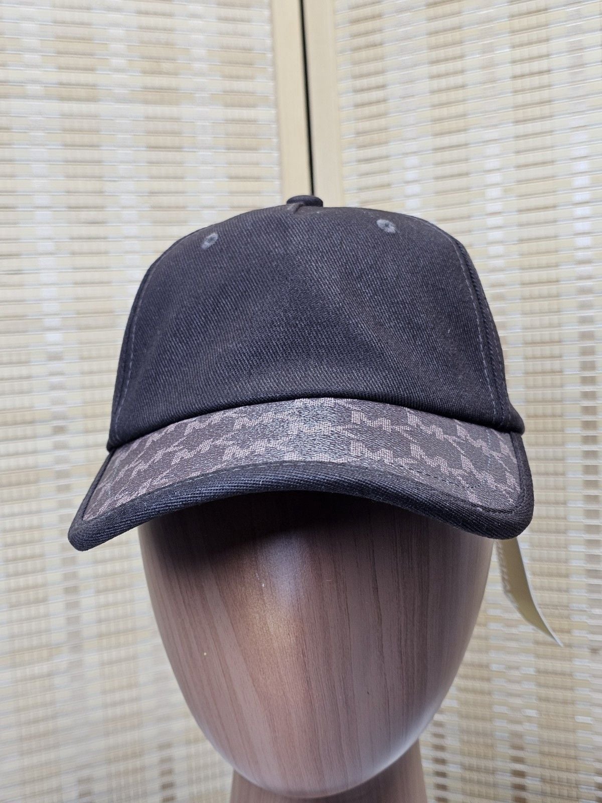 Michael Kors Chocolate MK Monogram Brim Baseball Cap One Size NWT 4