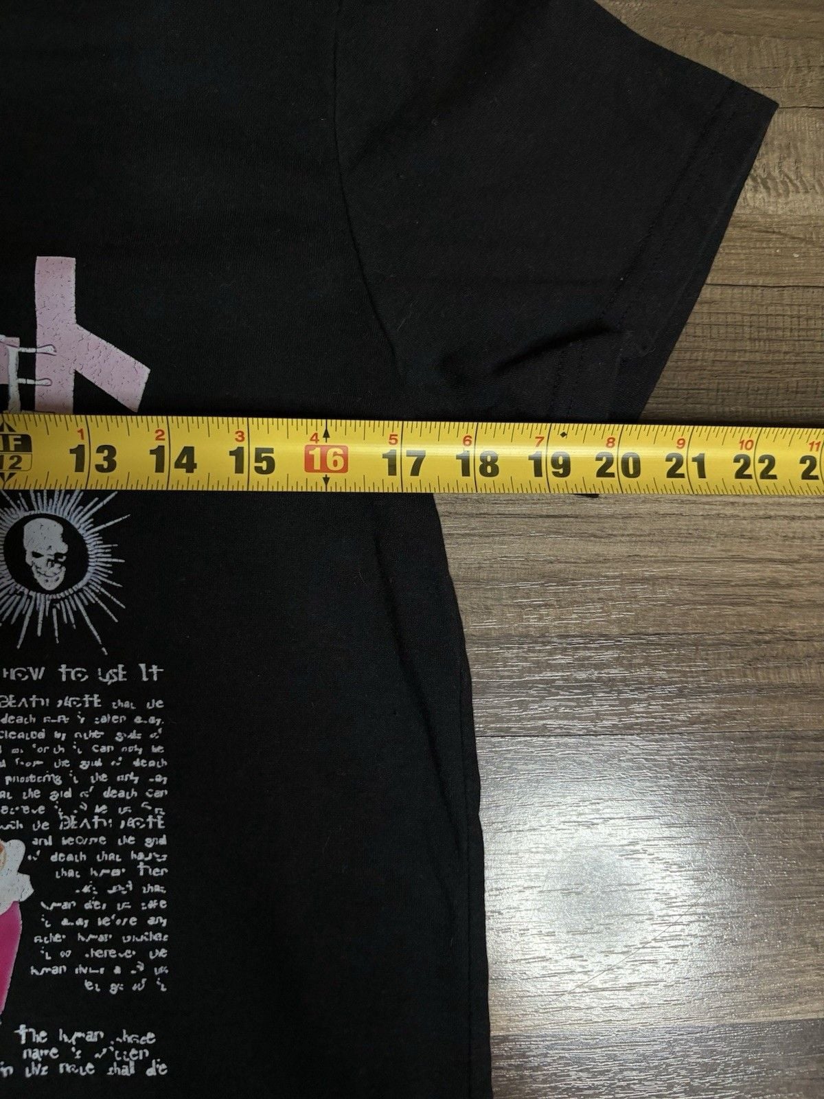 Death Note Misa Amane Vintage Graphic T-Shirt Black Mens Size M 4