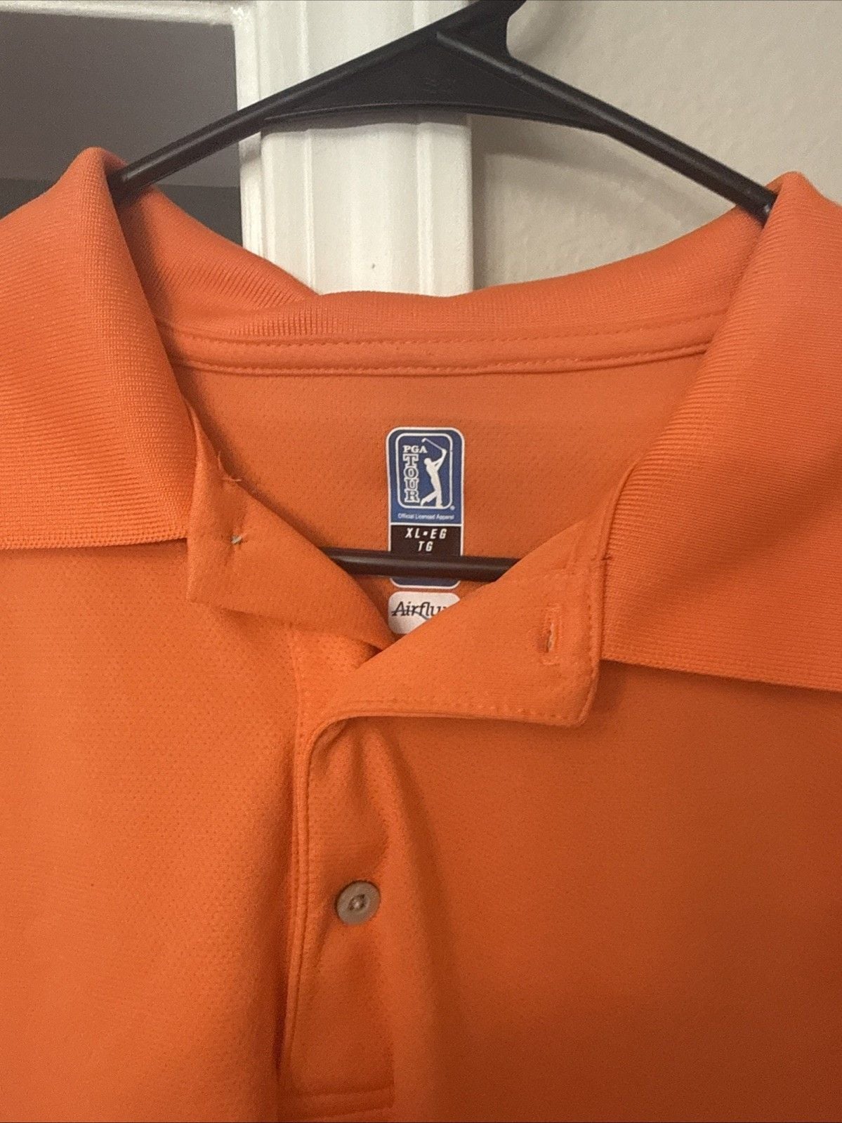 Pro Tour Men's Orange Polo Shirt Size XL Golf-0138 4