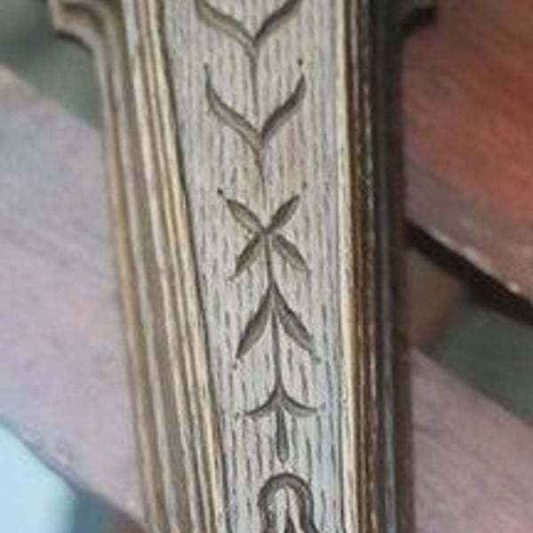 Vintage MCM Homco Faux Wood Wall Pocket For Matchsticks Or Flower Arrangements