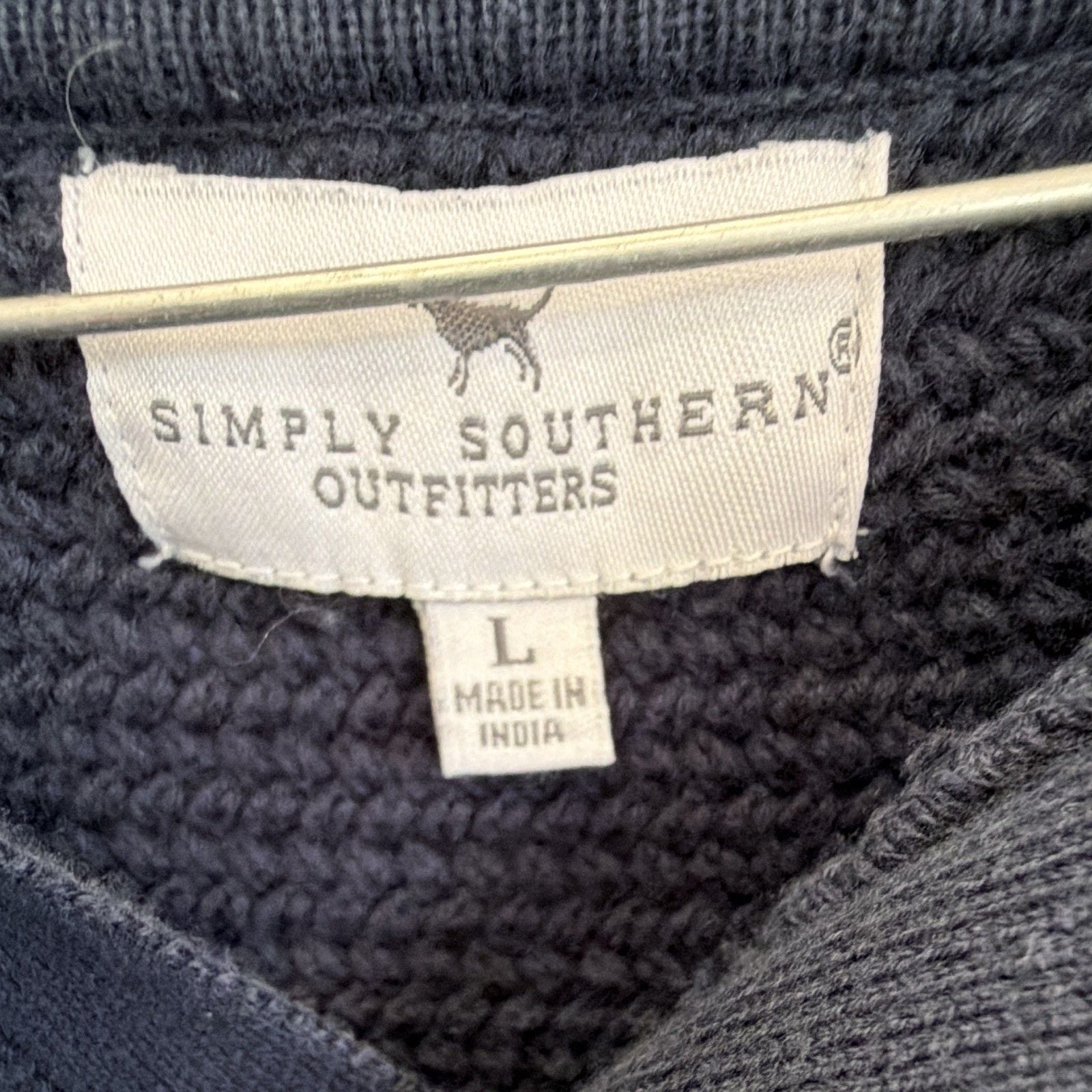 Simply Southern Outfitters Men's Collared Knit Pullover Sweater Short Sleeve L 3