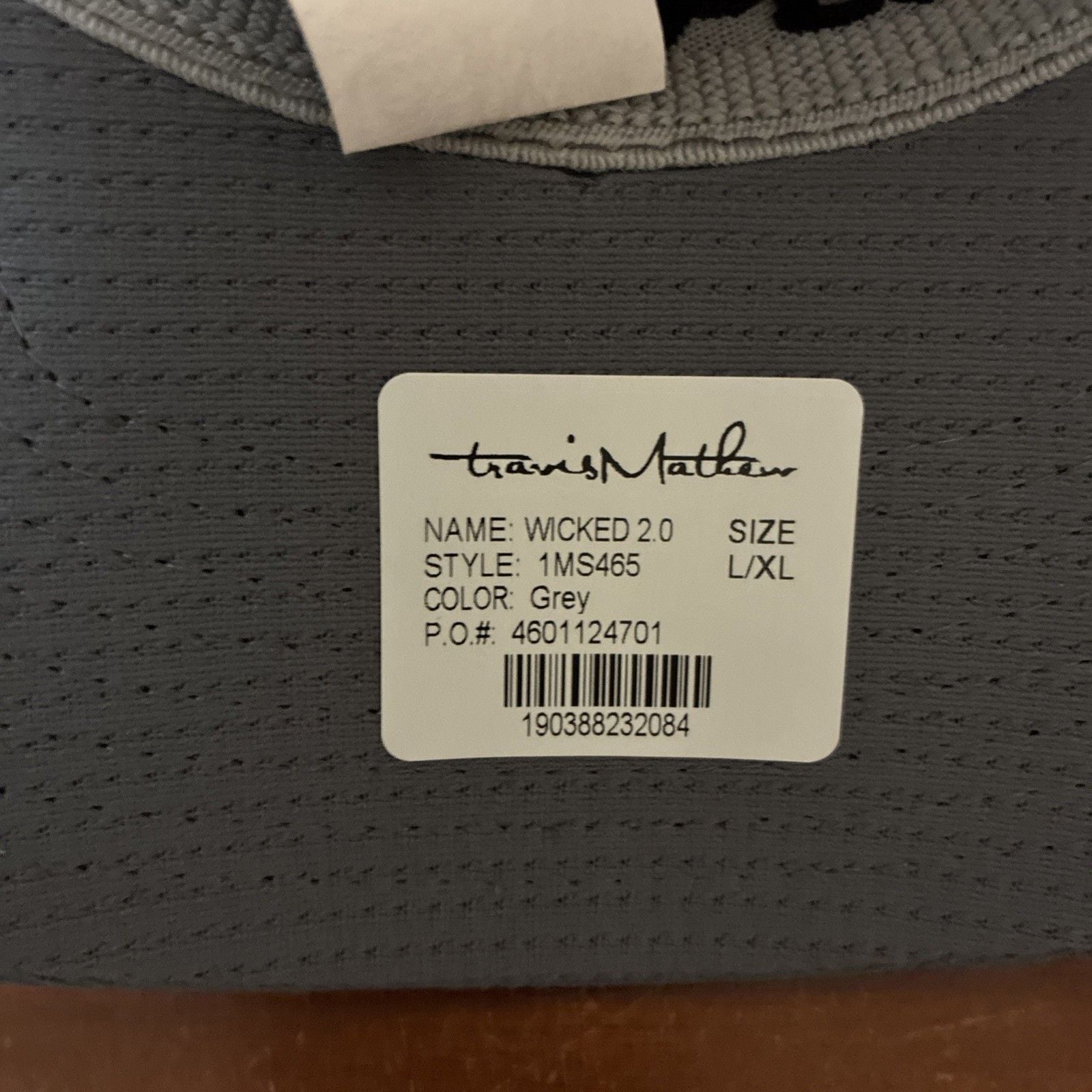Travis Matthew Hat Fitted Cap Gray Flex Fit Size L/XL Boston Massachusetts Golf 5