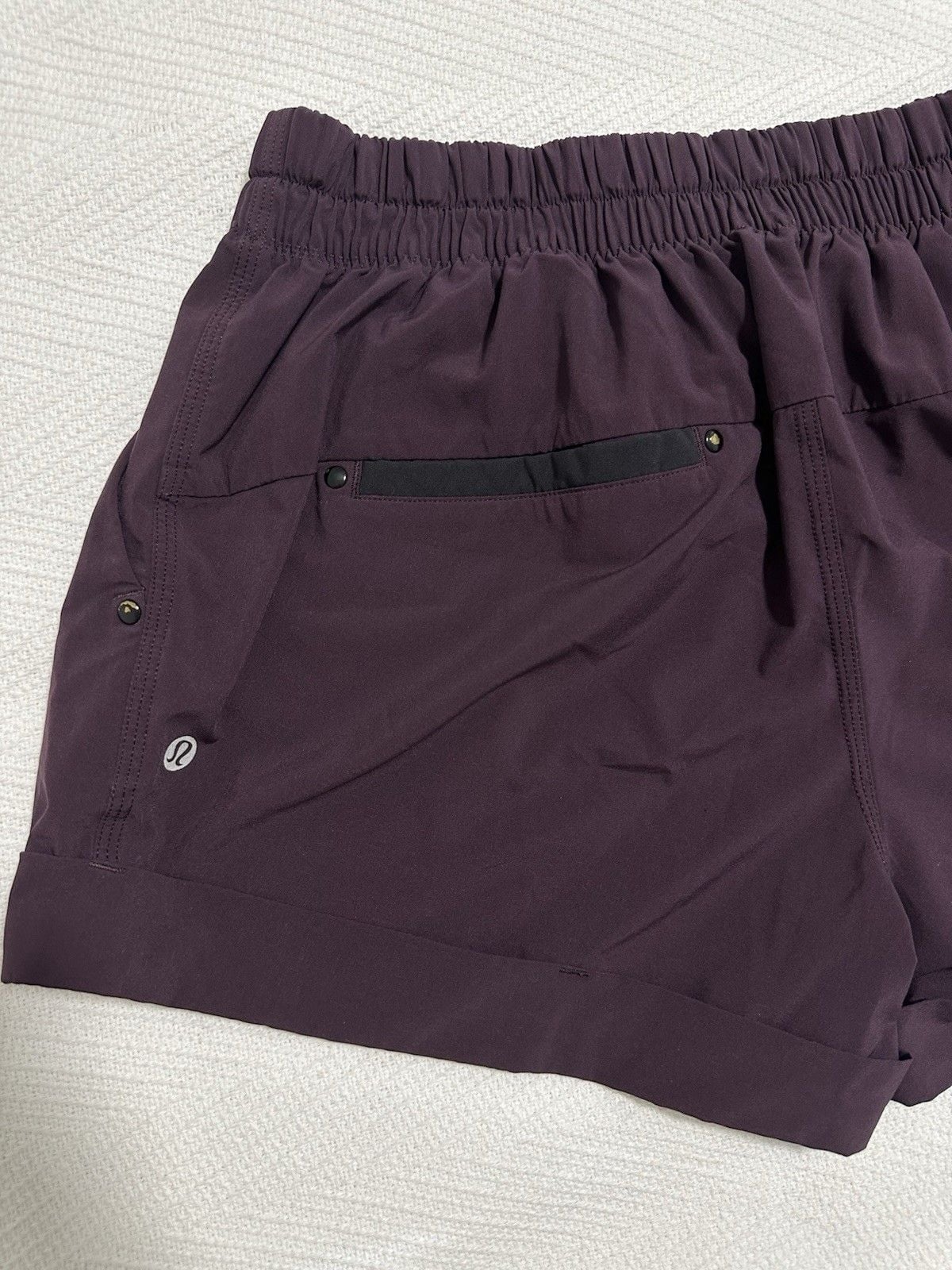 Lululemon Shorts Womens 8 Purple On The Fly 2.5” Athletic Running Walking 7