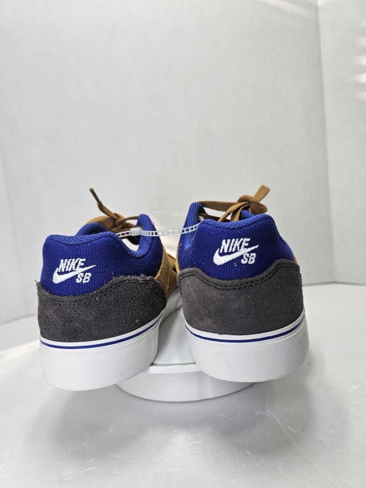 Nike SB Malor HF1205-700 Brown Blue Suede Skate Shoes Youth Size 6Y New 8