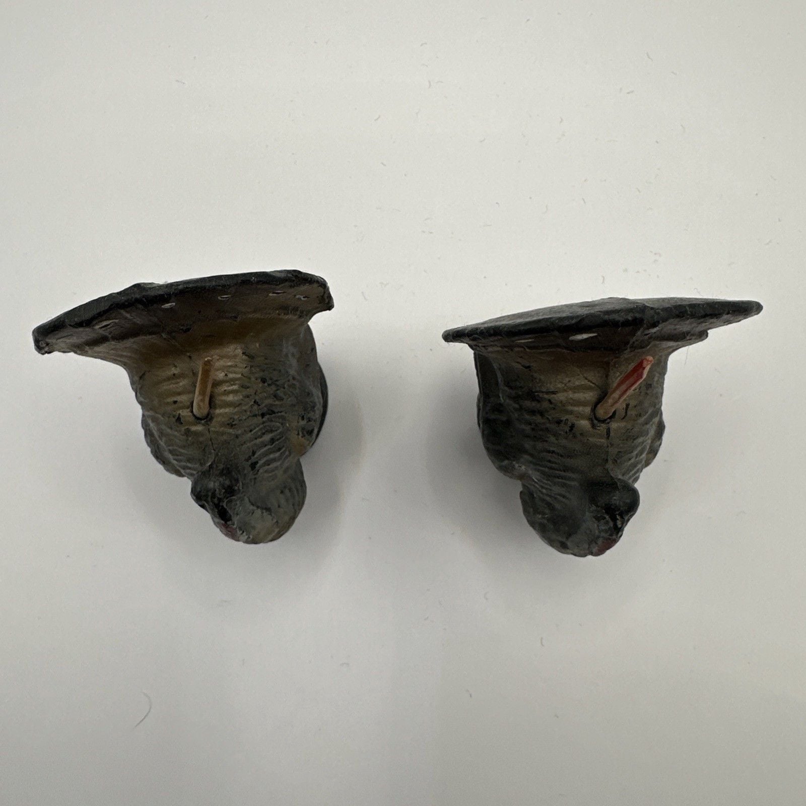 Vintage Lot X 2  3 Inch Unused Gurley Turkey Candle Thanksgiving Home Decor 7